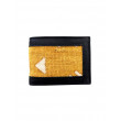 Portefeuille en pagne tissé