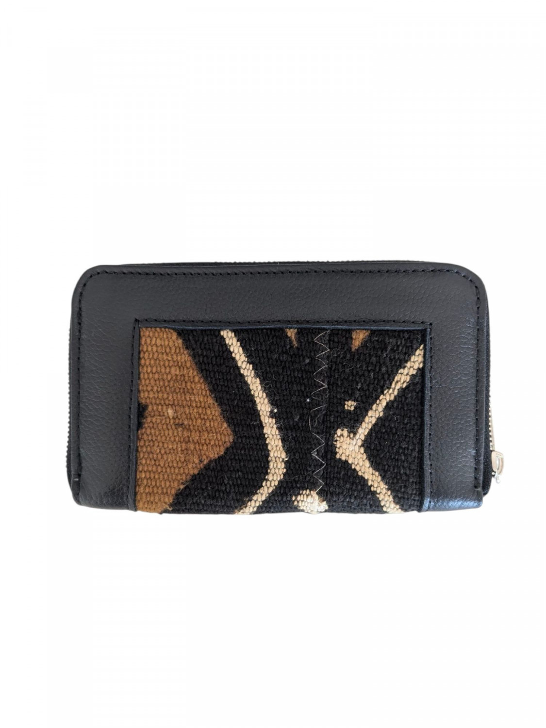 Portefeuille Makeba Bogolan & Cuir – Portefeuille Femme artisanal | PA