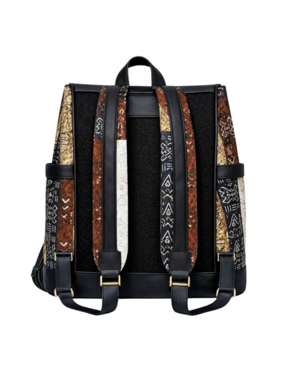 Sac à dos cuir & bogolan – Zeko Édition Limitée | PACKOA