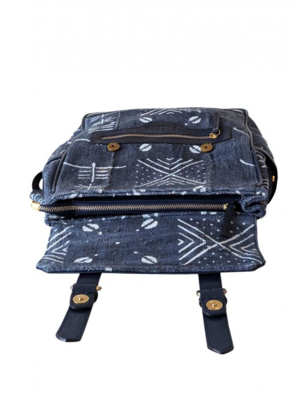 Sac à dos cuir & bogolan – Jabari Édition Limitée | PACKOA