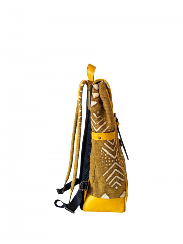 Sac à dos cuir & bogolan – Enya Édition Limitée | PACKOA