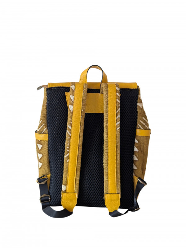 Sac à dos cuir & bogolan – Enya Édition Limitée | PACKOA